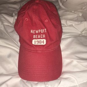 Brandy Melville Red Newport Hat